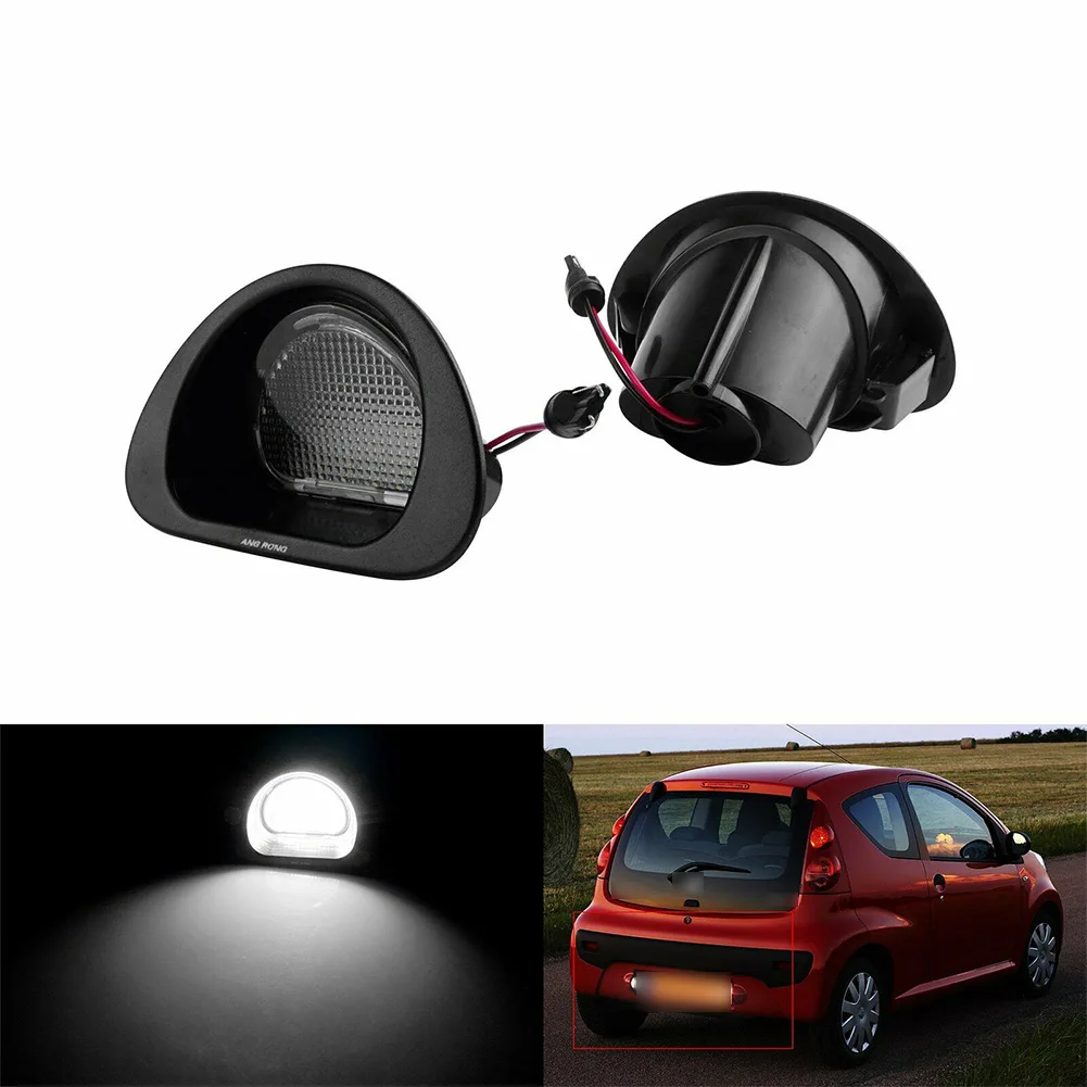 2Pcs License Plate Light White For 2005-2014 107 C1 6340E2 High Power LED Light For Car License Number Plate Light Lamp Car Ligh
2Pcs License Plate Light White For 2005-2014 107 C1 6340E2 High Power LED Light For Car License Number Plate Light Lamp Car Ligh