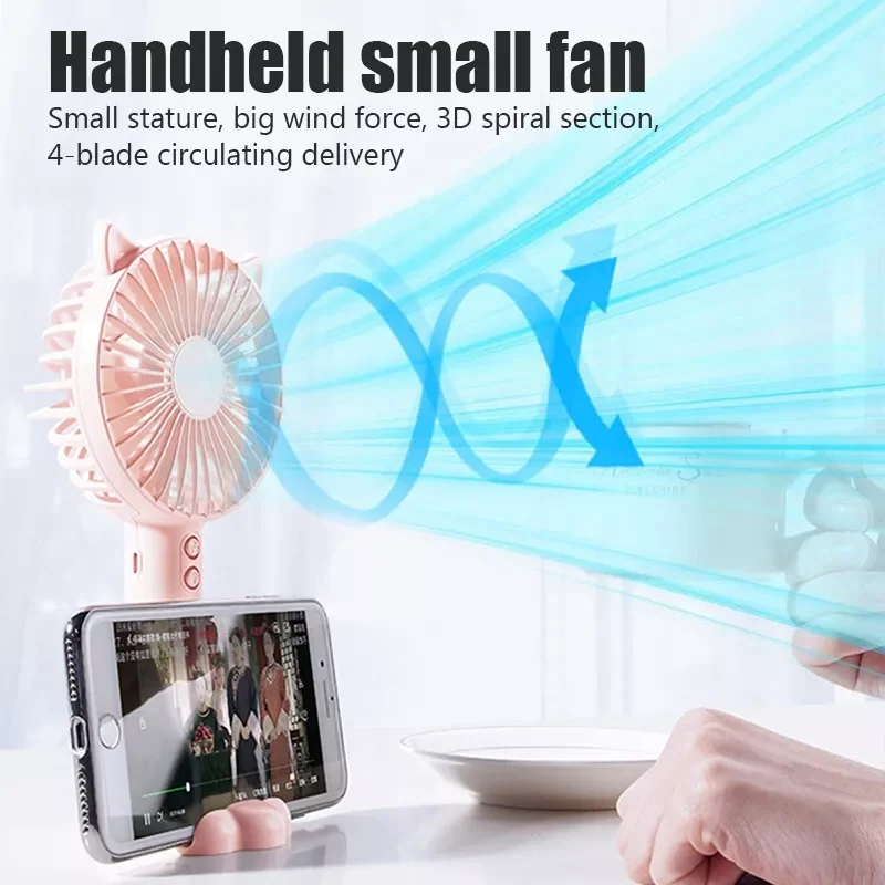 Mini Wind Power Handheld Fans Convenient And Ultra-quiet Fan High Quality Portable Student Office Cute Small Cooling Fan
Mini Wind Power Handheld Fans Convenient And Ultra-quiet Fan High Quality Portable Student Office Cute Small Cooling Fan