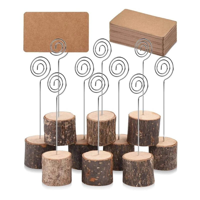 10PCS Wedding Wooden Stump Name Place Card Stand Rack Table Number Card Clip Wood Art Craft Decoration Home Party
10PCS Wedding Wooden Stump Name Place Card Stand Rack Table Number Card Clip Wood Art Craft Decoration Home Party