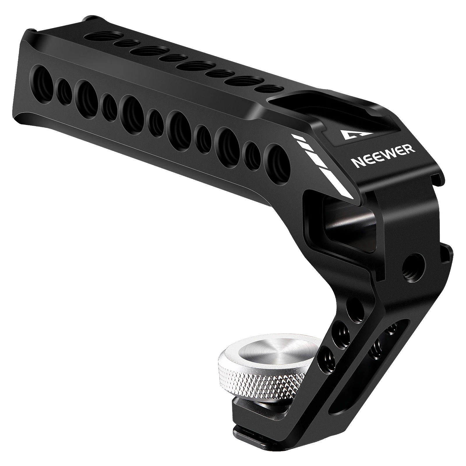 NEEWER Camera Top Handle Grip, Universal Hot Shoe Grip for Low Angle Video Shots, Lightweight Stabilizer Rig with 4 Cold Shoes
NEEWER Camera Top Handle Grip, Universal Hot Shoe Grip for Low Angle Video Shots, Lightweight Stabilizer Rig with 4 Cold Shoes