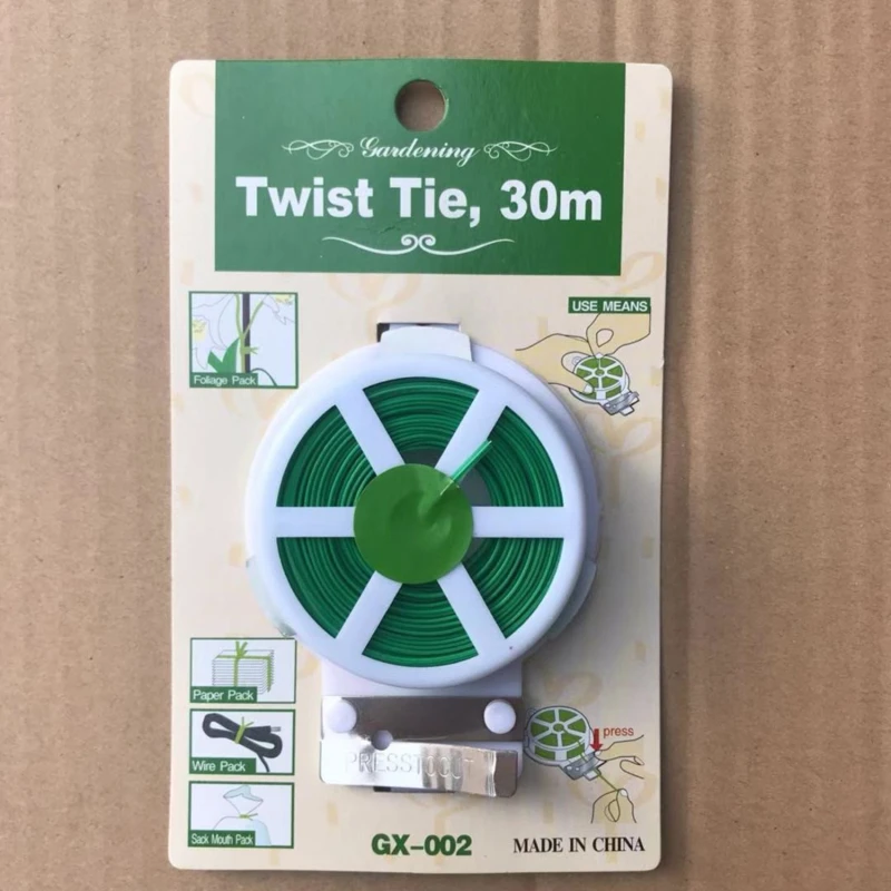 Multifunctional Twist Tie Plant Fixed Rope Binding Rope Ties for Garden Flowers Fixation Plant Support Strap Fastener Cable Ties
Multifunctional Twist Tie Plant Fixed Rope Binding Rope Ties for Garden Flowers Fixation Plant Support Strap Fastener Cable Ties