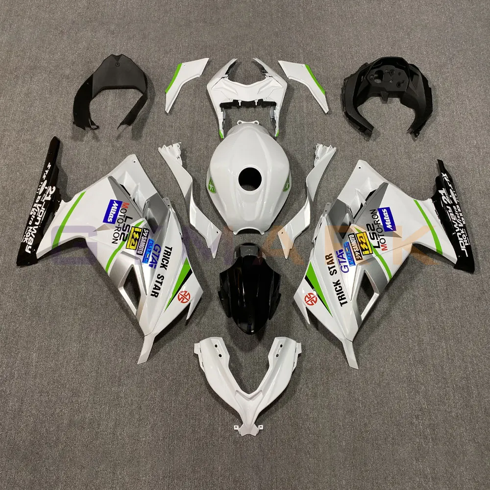 For Kawasaki Ninja 300 EX300 2013-2017 ABS Injection 2014 2015 2016 Full Fairing Set Bodywork Kit Panel Ninja300 13 14 15 16 17
For Kawasaki Ninja 300 EX300 2013-2017 ABS Injection 2014 2015 2016 Full Fairing Set Bodywork Kit Panel Ninja300 13 14 15 16 17