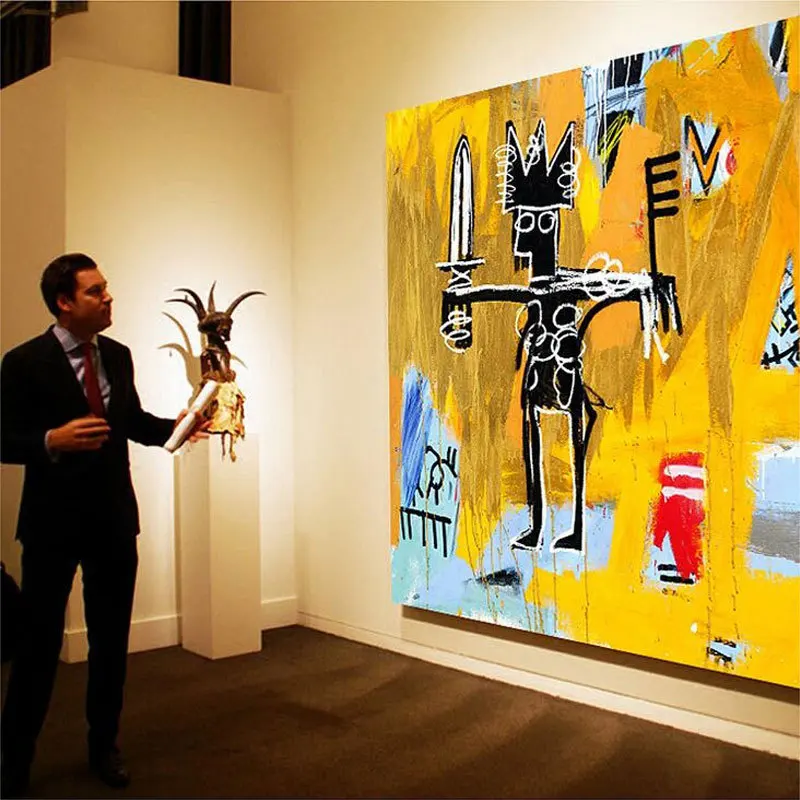 Basquiat Graffiti Trend Abstract Mural Modern Home Wall Decorative Arts Canvas Painting Poster Prints for Office Bar Room Decor
Basquiat Graffiti Trend Abstract Mural Modern Home Wall Decorative Arts Canvas Painting Poster Prints for Office Bar Room Decor