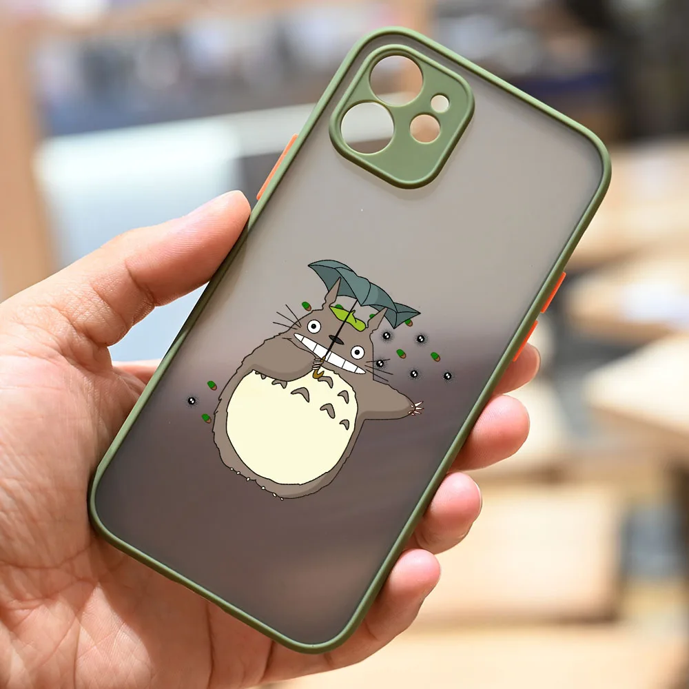Cute Cartoon Totoro Pattern Lovely Girls Shockproof Matte Phone Case for Apple iPhone 11 12 13 Pro Max XS XR 7 SE Cover Silicone
Cute Cartoon Totoro Pattern Lovely Girls Shockproof Matte Phone Case for Apple iPhone 11 12 13 Pro Max XS XR 7 SE Cover Silicone