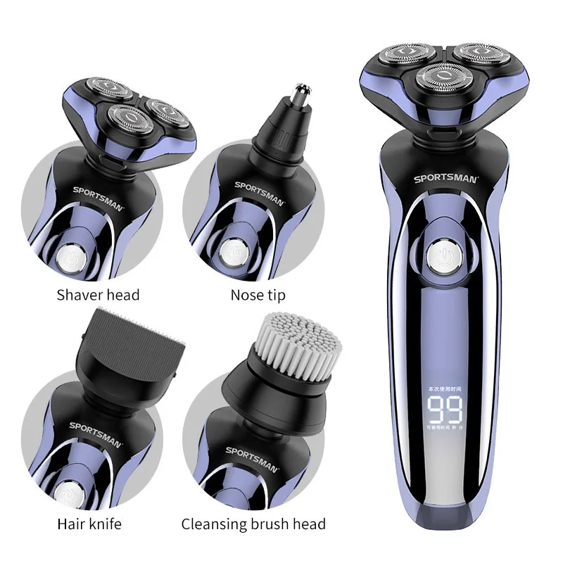 New Electric Shaver Rechargeable Electric Shaving Machine Multi-function Washable Shaver Wet and Dry Double Shaving Shaver
New Electric Shaver Rechargeable Electric Shaving Machine Multi-function Washable Shaver Wet and Dry Double Shaving Shaver