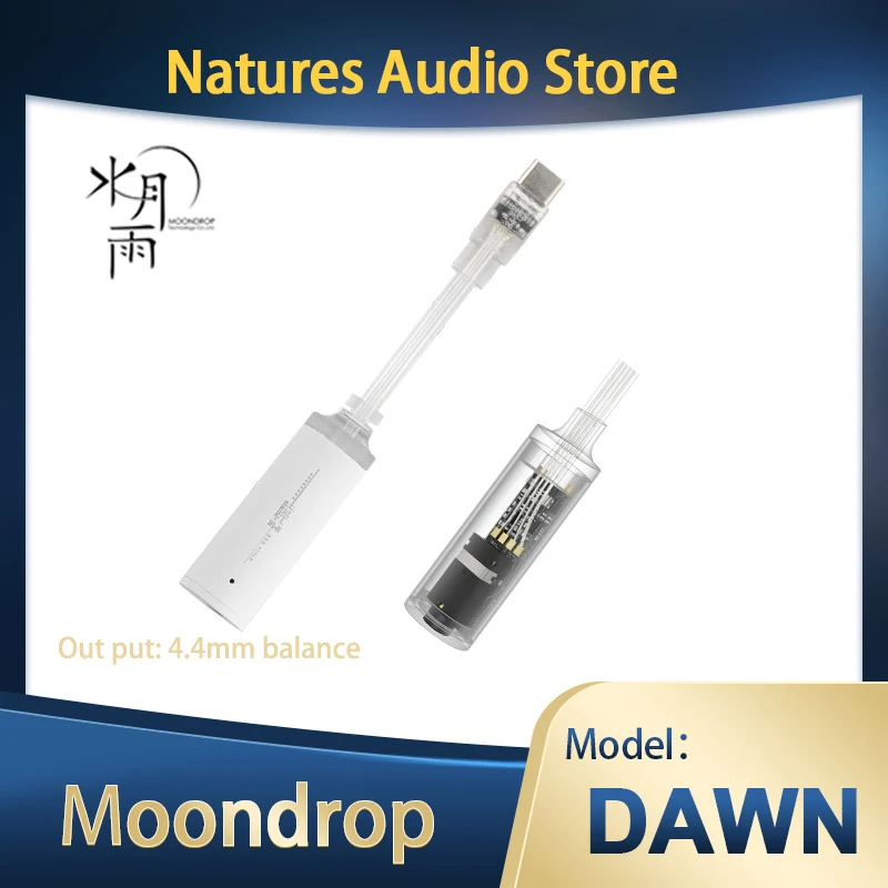 Moondrop DAWN Dual CS43131 Chip HIFI Portable Balanced headphone amplifier AMP decoder mini USB DAC AMP 4.4mm balanced out put
Moondrop DAWN Dual CS43131 Chip HIFI Portable Balanced headphone amplifier AMP decoder mini USB DAC AMP 4.4mm balanced out put