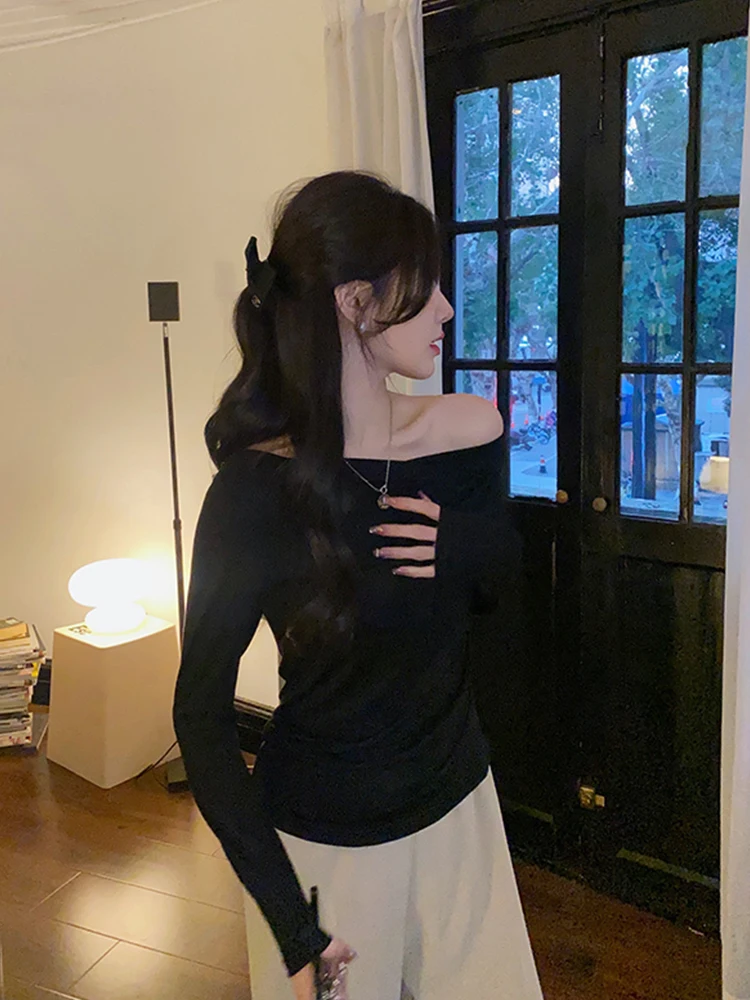 Long Sleeve T-Shirt Women Design Sense Summer Slim Short Top V-Neck Irregular Vest Ninth Sleeve
Long Sleeve T-Shirt Women Design Sense Summer Slim Short Top V-Neck Irregular Vest Ninth Sleeve