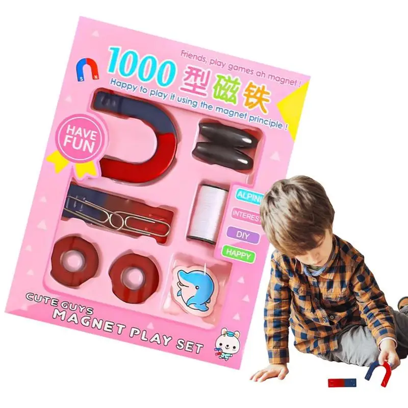 U-shaped Magnet Set Horseshoe Compass Magnet Educational Toys Science Magnets Experiment Physics Kit For Children Kids
U-shaped Magnet Set Horseshoe Compass Magnet Educational Toys Science Magnets Experiment Physics Kit For Children Kids