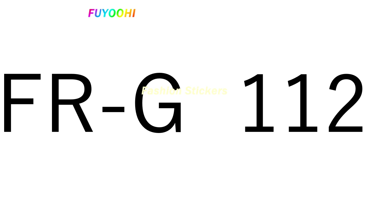 FUYOOHI Fashion Stickers Customized Personalized Race Number Decal FR-G 211 Vinyl Car Sticker Waterproof PVC Decals
FUYOOHI Fashion Stickers Customized Personalized Race Number Decal FR-G 211 Vinyl Car Sticker Waterproof PVC Decals