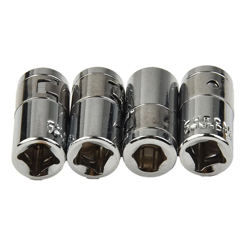 4pcs 6.3mm 1/4" Square Hole To 1/4" Hex Converter Screwdriver Bit Chrome Steel Socket Adapter Step Drill Chamfer Converter
4pcs 6.3mm 1/4" Square Hole To 1/4" Hex Converter Screwdriver Bit Chrome Steel Socket Adapter Step Drill Chamfer Converter