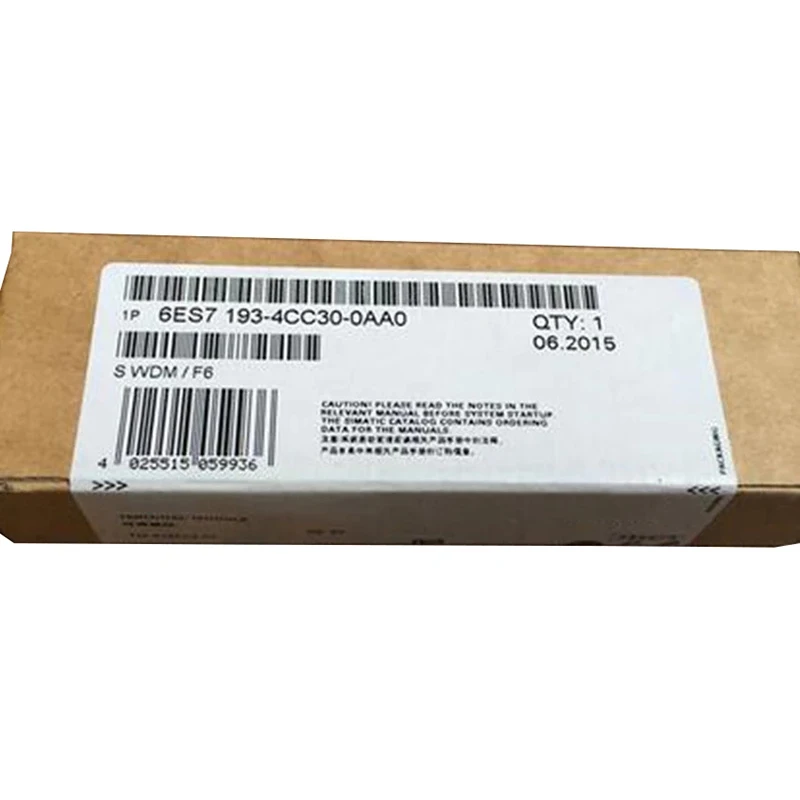 New Original packaging 1 year warranty 6ES7193-4CC30-0AA0{No.24arehouse spot} Immediately sent
New Original packaging 1 year warranty 6ES7193-4CC30-0AA0{No.24arehouse spot} Immediately sent