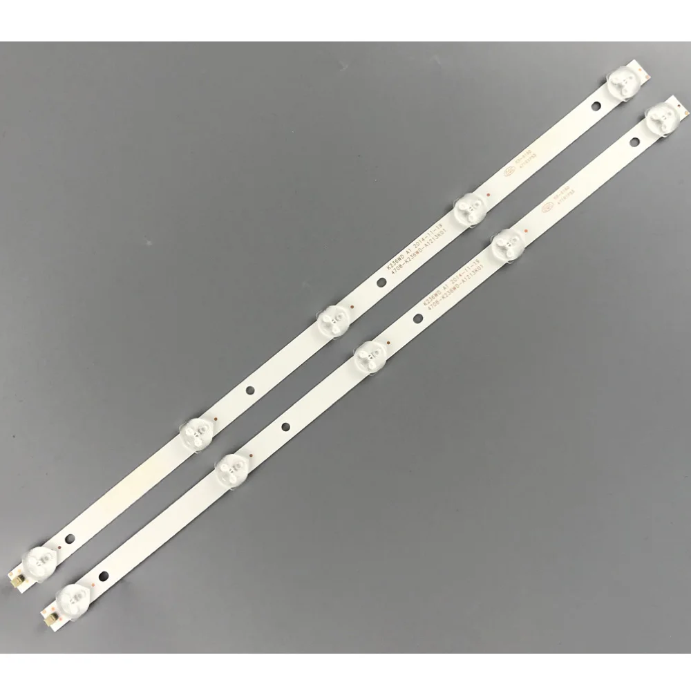 2Pcs x 24 inch 23.6'' LED Backlight Strip for TV K236WD 4708-K236WD-A1213K01 24J1000 5-LEDs
2Pcs x 24 inch 23.6'' LED Backlight Strip for TV K236WD 4708-K236WD-A1213K01 24J1000 5-LEDs