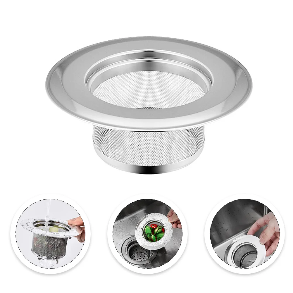 Sink Strainer Kitchen Filter Stopper Mesh Catcher Basket Drain Disposal Stainless Steel Garbage Hair Plug Drainage Sieve Metal
Sink Strainer Kitchen Filter Stopper Mesh Catcher Basket Drain Disposal Stainless Steel Garbage Hair Plug Drainage Sieve Metal