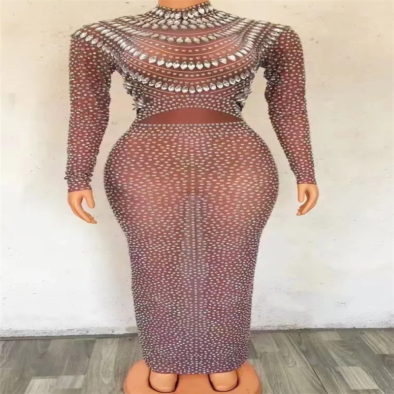 H500 Jumpsuit Long Sleeves See-Through Full Diamonds Transparent Crystals Singer Model Nightclub Party Perform Slim Skinny Show
H500 Jumpsuit Long Sleeves See-Through Full Diamonds Transparent Crystals Singer Model Nightclub Party Perform Slim Skinny Show