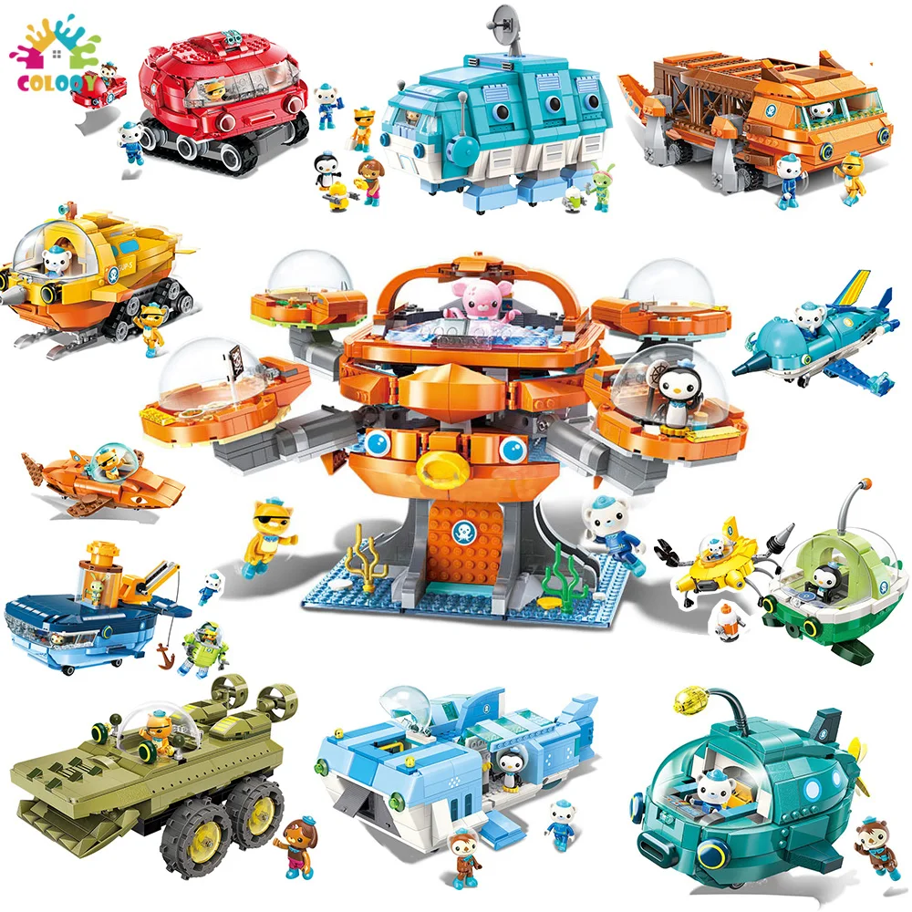 Конструктор Octonauts, детские игрушки для детей, подарки для мальчиков и девочек, Мультяшные игрушки, анимационная модель, куклы
Конструктор Octonauts, детские игрушки для детей, подарки для мальчиков и девочек, Мультяшные игрушки, анимационная модель, куклы