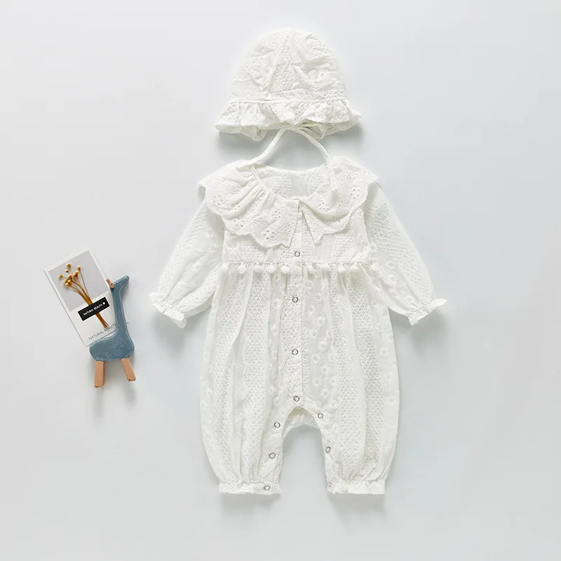 Новый весенне-осенний детский белый комбинезон с длинным рукавом для девочек комбинезон + шапка хлопковая одежда для малышей Комбинезоны д...
Новый весенне-осенний детский белый комбинезон с длинным рукавом для девочек комбинезон + шапка хлопковая одежда для малышей Комбинезоны д...