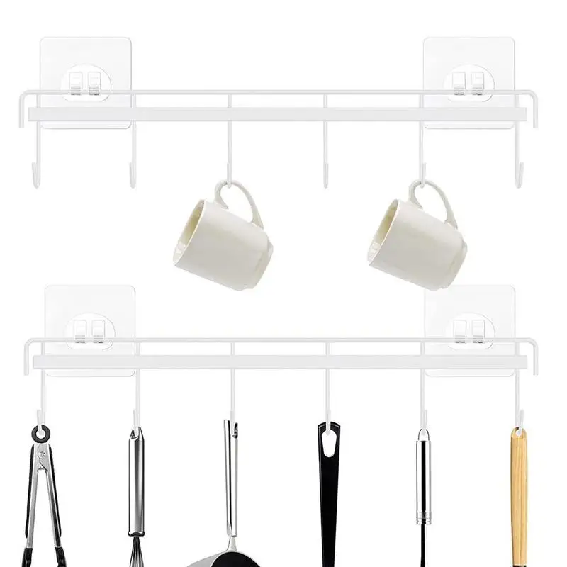Utensil Hook Rack Rail Wall Hangers Mounted Coat Hat Hanger Entryway Kitchen Utensil Towel Hanging Stand For Kitchen Bathroom
Utensil Hook Rack Rail Wall Hangers Mounted Coat Hat Hanger Entryway Kitchen Utensil Towel Hanging Stand For Kitchen Bathroom