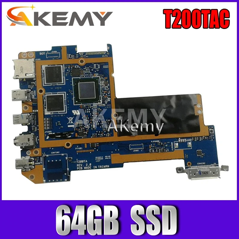 Akemy T200TAC tablet PC Logic motherboard 2G /Z3795 CPU 64GB SSD For Asus T200TAC T200TA T200T mainboard 90NB06I0-R00040
Akemy T200TAC tablet PC Logic motherboard 2G /Z3795 CPU 64GB SSD For Asus T200TAC T200TA T200T mainboard 90NB06I0-R00040
