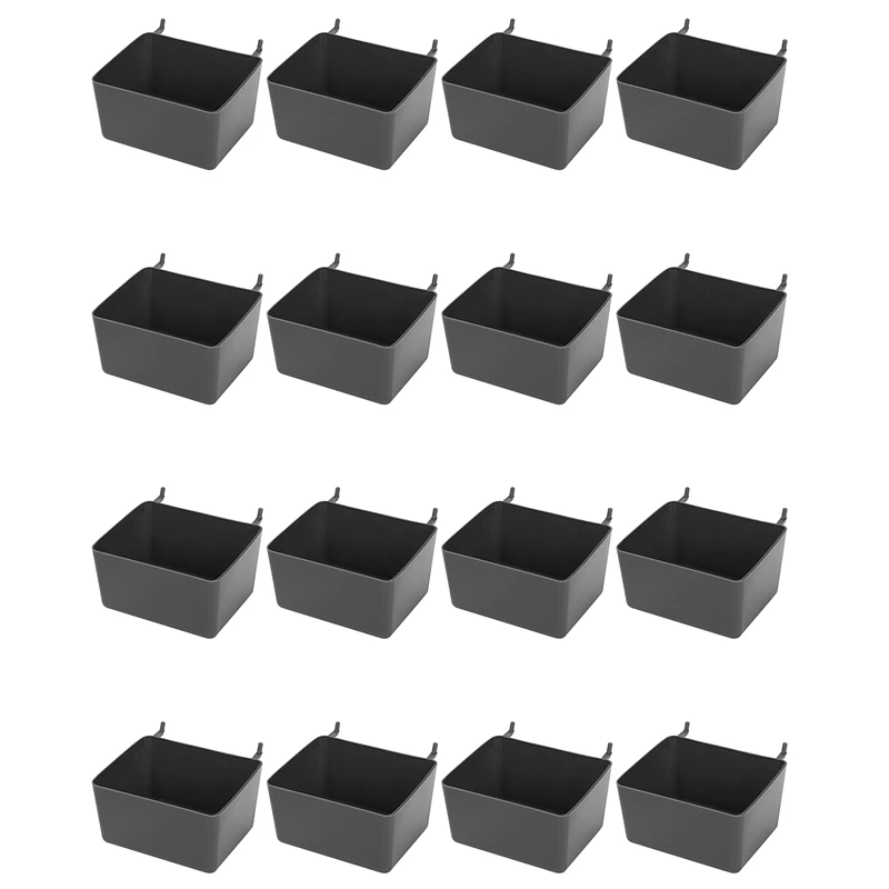 16 Pieces Pegboard Bins Kit Pegboard Parts Storage Pegboard Accessories Workbench Bins For Organizing Hardware(Grey)
16 Pieces Pegboard Bins Kit Pegboard Parts Storage Pegboard Accessories Workbench Bins For Organizing Hardware(Grey)