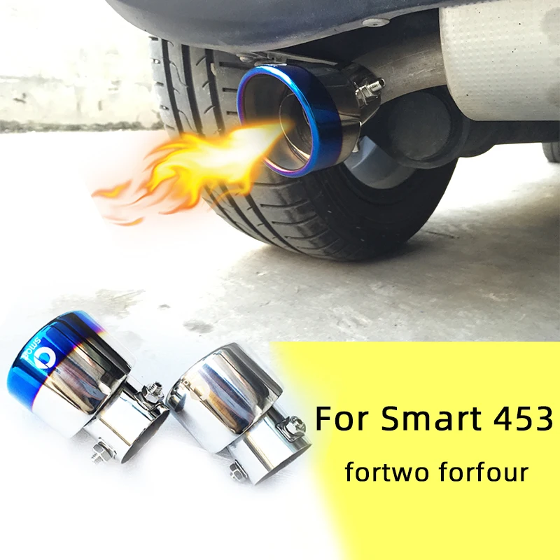 Car Exhaust Muffler Silencer Stainless Steel Pipe Chrome Trim Modified Car Rear Tail Throat Liner For Smart fortwo forfour 453
Car Exhaust Muffler Silencer Stainless Steel Pipe Chrome Trim Modified Car Rear Tail Throat Liner For Smart fortwo forfour 453