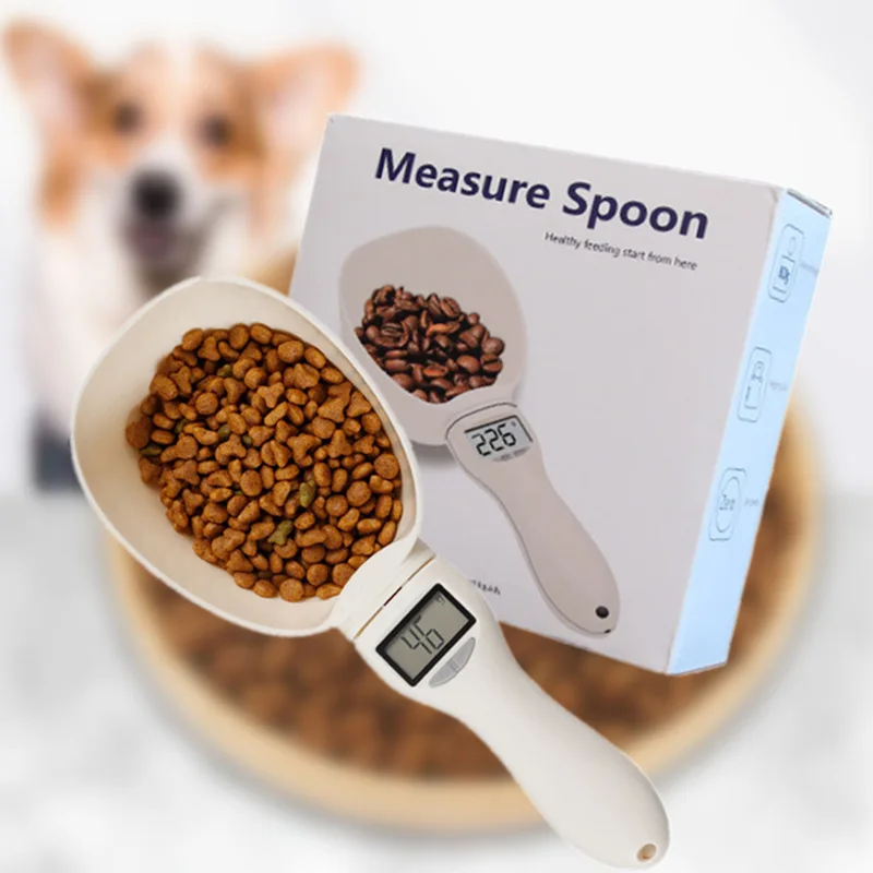 Food Big Feeding Spoon 800g/0.1 Food Spoon Dog Cat Shovel Measuring Scale Pet Electronic Measuring Scale Cup Scientific Feeding
Food Big Feeding Spoon 800g/0.1 Food Spoon Dog Cat Shovel Measuring Scale Pet Electronic Measuring Scale Cup Scientific Feeding