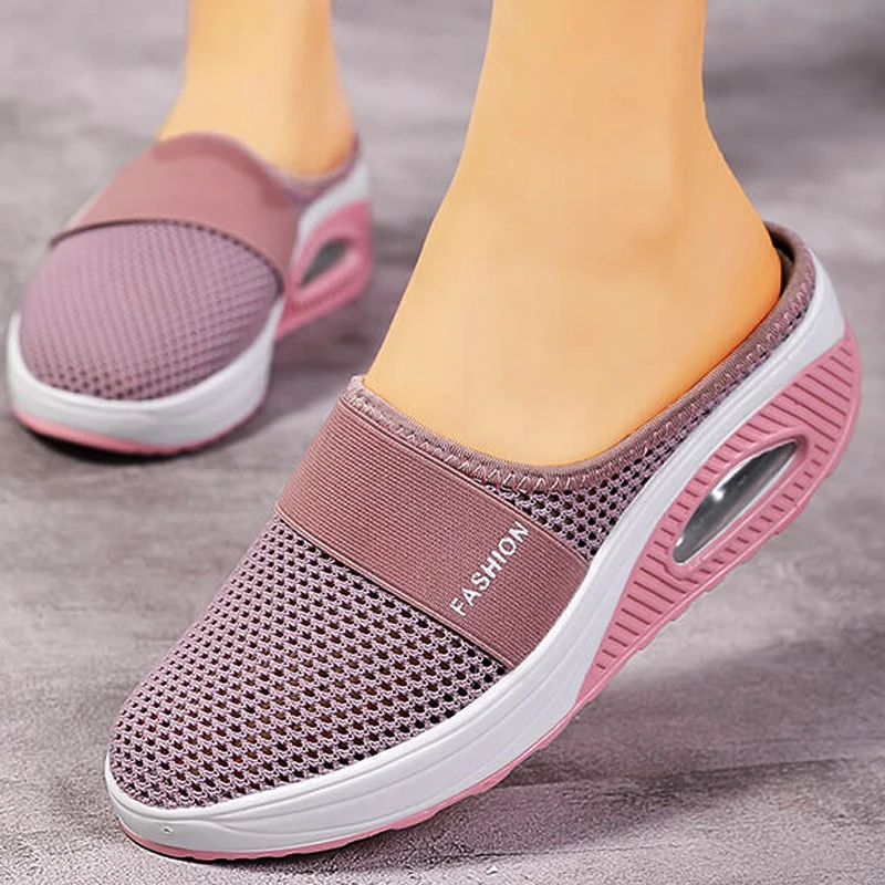 Women's Wedge Slippers Sandals 2022 Platform Summer Breathable Women Casual Shoes Walking Fashion Ladies Mesh Lightweight Shoes
Women's Wedge Slippers Sandals 2022 Platform Summer Breathable Women Casual Shoes Walking Fashion Ladies Mesh Lightweight Shoes