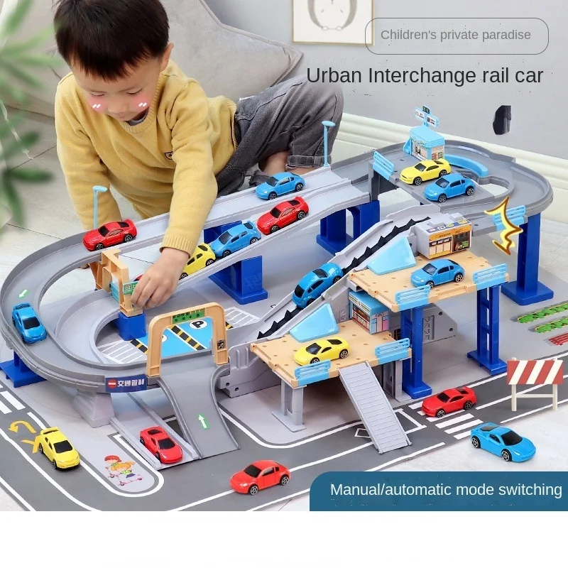 Новая городская раздвижная рельсовая машина, Детская парковочная площадка, игрушечный набор, большой Многоэтажный гаражный трек, игрушка 
Новая городская раздвижная рельсовая машина, Детская парковочная площадка, игрушечный набор, большой Многоэтажный гаражный трек, игрушка