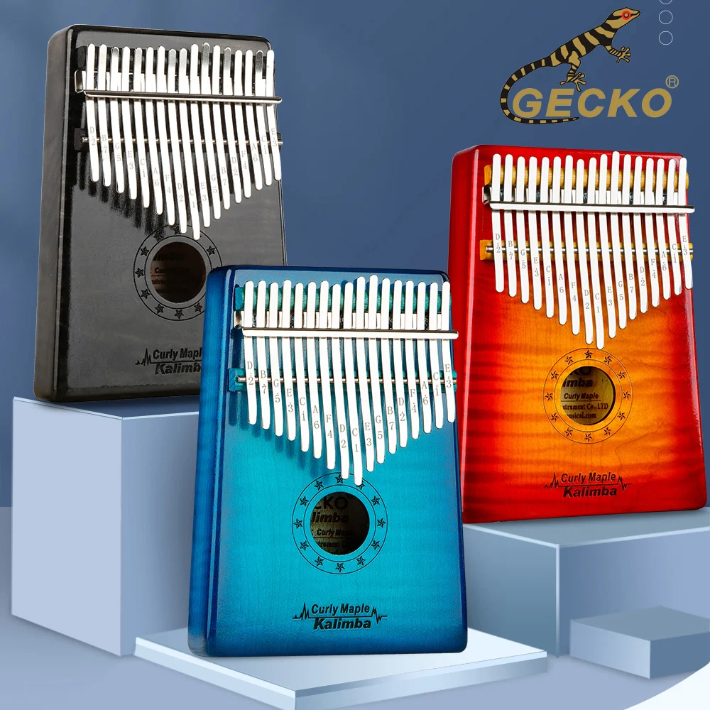 Электрическая коробка GECKO Kalimba, музыкальное пианино с 17 клавишами, кудрявый кленовый большой палец, Встроенный высокопроизводительный чехо...
Электрическая коробка GECKO Kalimba, музыкальное пианино с 17 клавишами, кудрявый кленовый большой палец, Встроенный высокопроизводительный чехо...