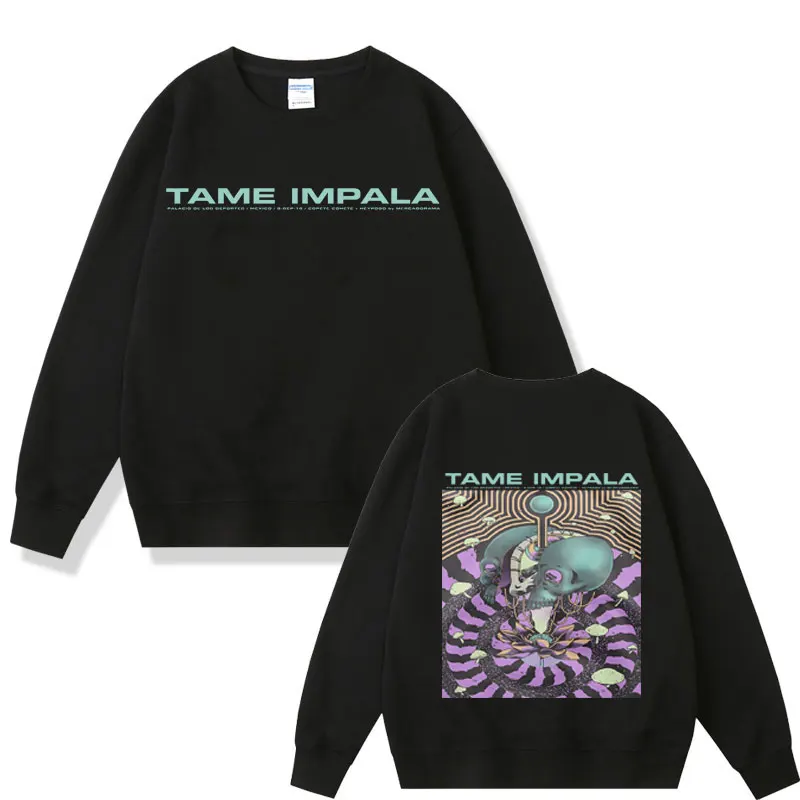 Tame Impala Aesthetic Print Sweatshirt Arctic Monkeys Sportswear Man Black Loose Pullover Men Women Fashion Hip Hop Sweatshirts
Tame Impala Aesthetic Print Sweatshirt Arctic Monkeys Sportswear Man Black Loose Pullover Men Women Fashion Hip Hop Sweatshirts
