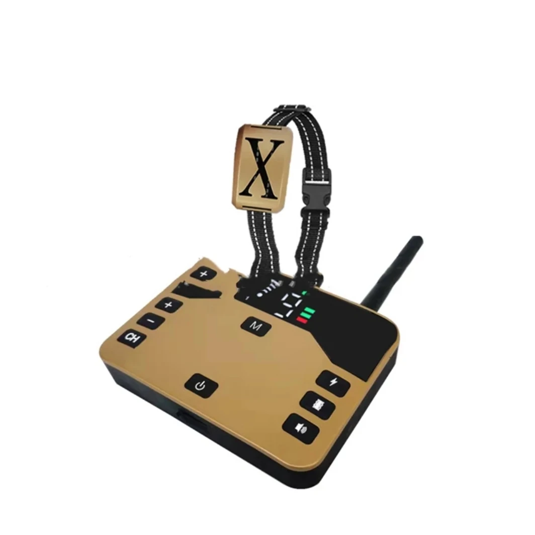 Gold Color 2 in1 Electric Wireless and Rechargeable Big Animal Heavy Duty Dog Fence with Receiver Training Collar
Gold Color 2 in1 Electric Wireless and Rechargeable Big Animal Heavy Duty Dog Fence with Receiver Training Collar