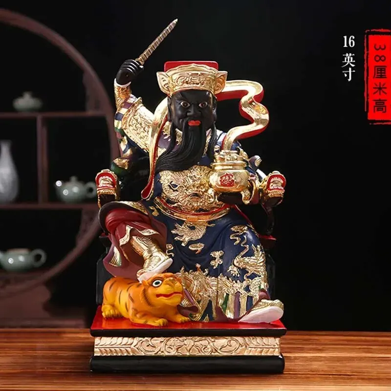 GOOD Asia HOME Taoist Temple Patron saint God of wealth ZHAO GONG MING God statue bless safety health good luck statue
GOOD Asia HOME Taoist Temple Patron saint God of wealth ZHAO GONG MING God statue bless safety health good luck statue