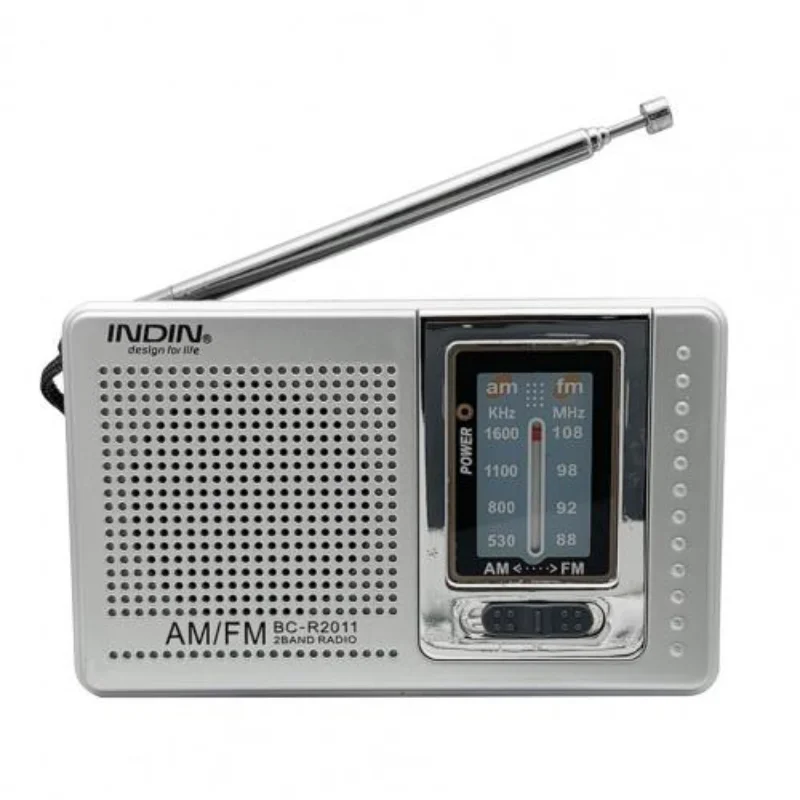 BC-R2011 portable radio,The telescopic antenna receives strong signal,Dual-band AM/FM radio to search for more stations
BC-R2011 portable radio,The telescopic antenna receives strong signal,Dual-band AM/FM radio to search for more stations
