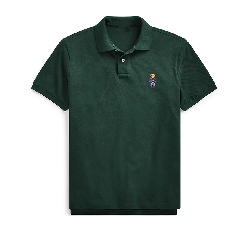 Hombre High Quality Bear Polo Shirt Men Short Sleeve Casual 100% Cotton Polo Shirt Male Homme Clothes
Hombre High Quality Bear Polo Shirt Men Short Sleeve Casual 100% Cotton Polo Shirt Male Homme Clothes