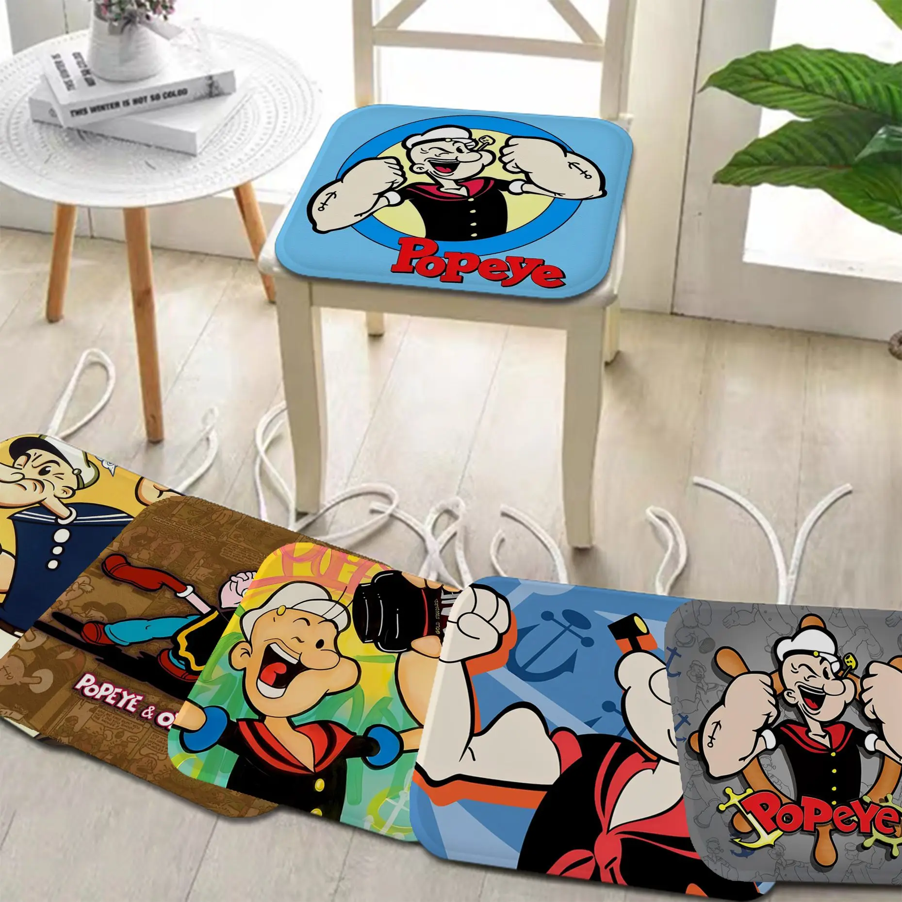 P-Popeye Anime Nordic Printing Sofa Mat Dining Room Table Chair Cushions Unisex Fashion Anti-slip Outdoor Garden Cushions
P-Popeye Anime Nordic Printing Sofa Mat Dining Room Table Chair Cushions Unisex Fashion Anti-slip Outdoor Garden Cushions