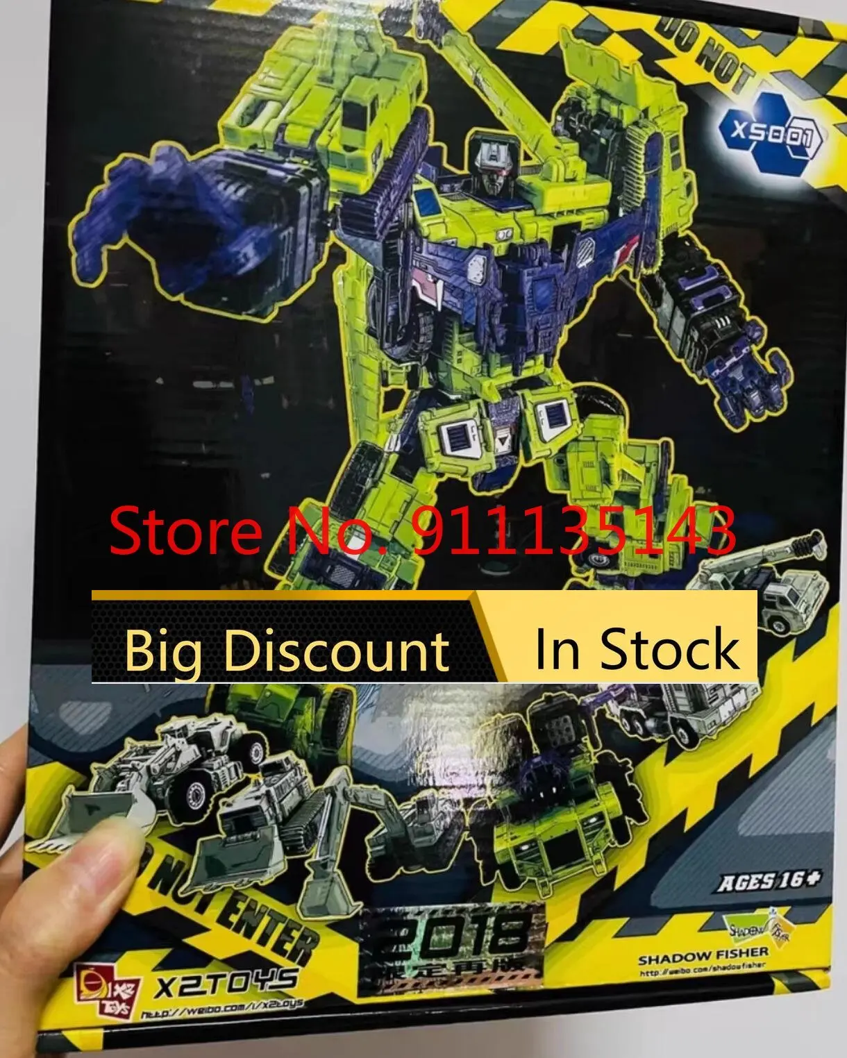 

x2toys XS001 Upgrade Kit UW-04 For Devastator 3rd Party Transformation Toys Anime Action Figure Toy Deformed Model Robot