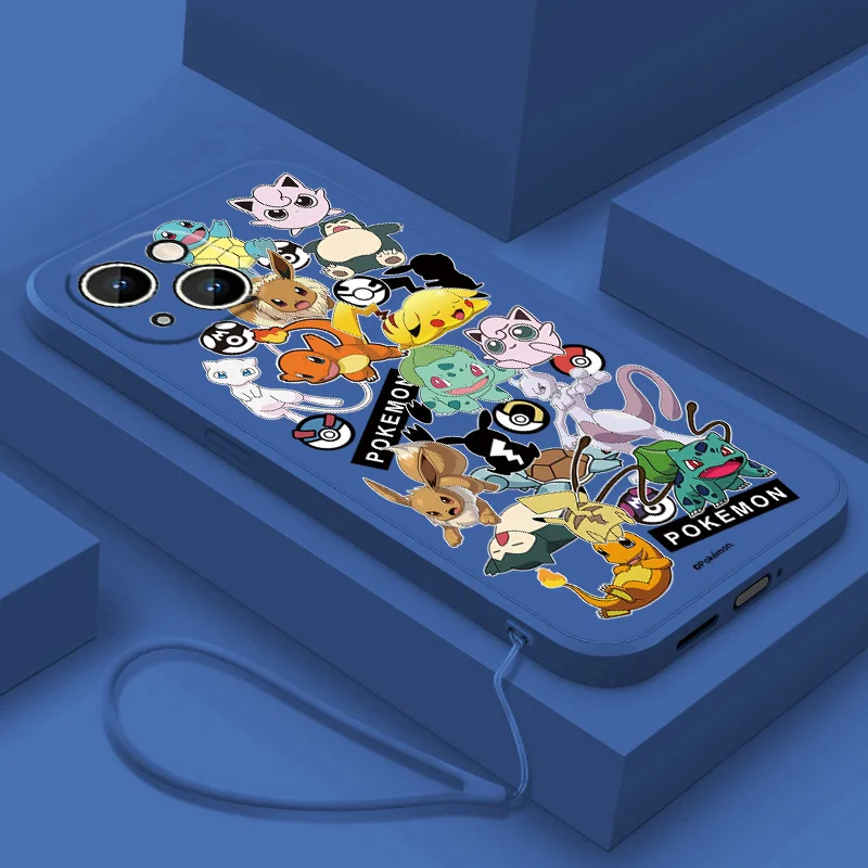 Pikachu anime Phone Case For Apple iPhone 14 13 12 mini 11 Pro 8 7 6S 6 Plus XR XS X Max Liquid Rope Cover
Pikachu anime Phone Case For Apple iPhone 14 13 12 mini 11 Pro 8 7 6S 6 Plus XR XS X Max Liquid Rope Cover