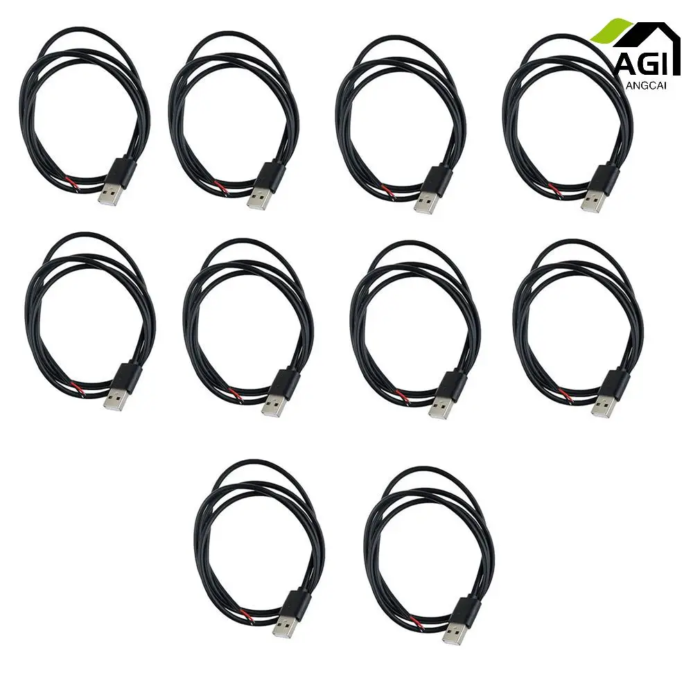 10Pcs 1M 3.3FT 5V 2Pin Wire USB Cable Tinned Copper Connector with Type Plug Socket For USB Single Color led strip light lamp
10Pcs 1M 3.3FT 5V 2Pin Wire USB Cable Tinned Copper Connector with Type Plug Socket For USB Single Color led strip light lamp
