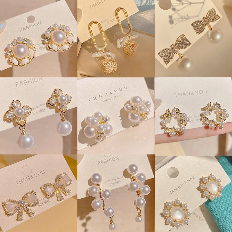 Fireworks Pearl Stud Earrings Brilliant Flower Zircon Wedding Women's Earring Korean Jewelry Party Lady Temperament Accessories
Fireworks Pearl Stud Earrings Brilliant Flower Zircon Wedding Women's Earring Korean Jewelry Party Lady Temperament Accessories