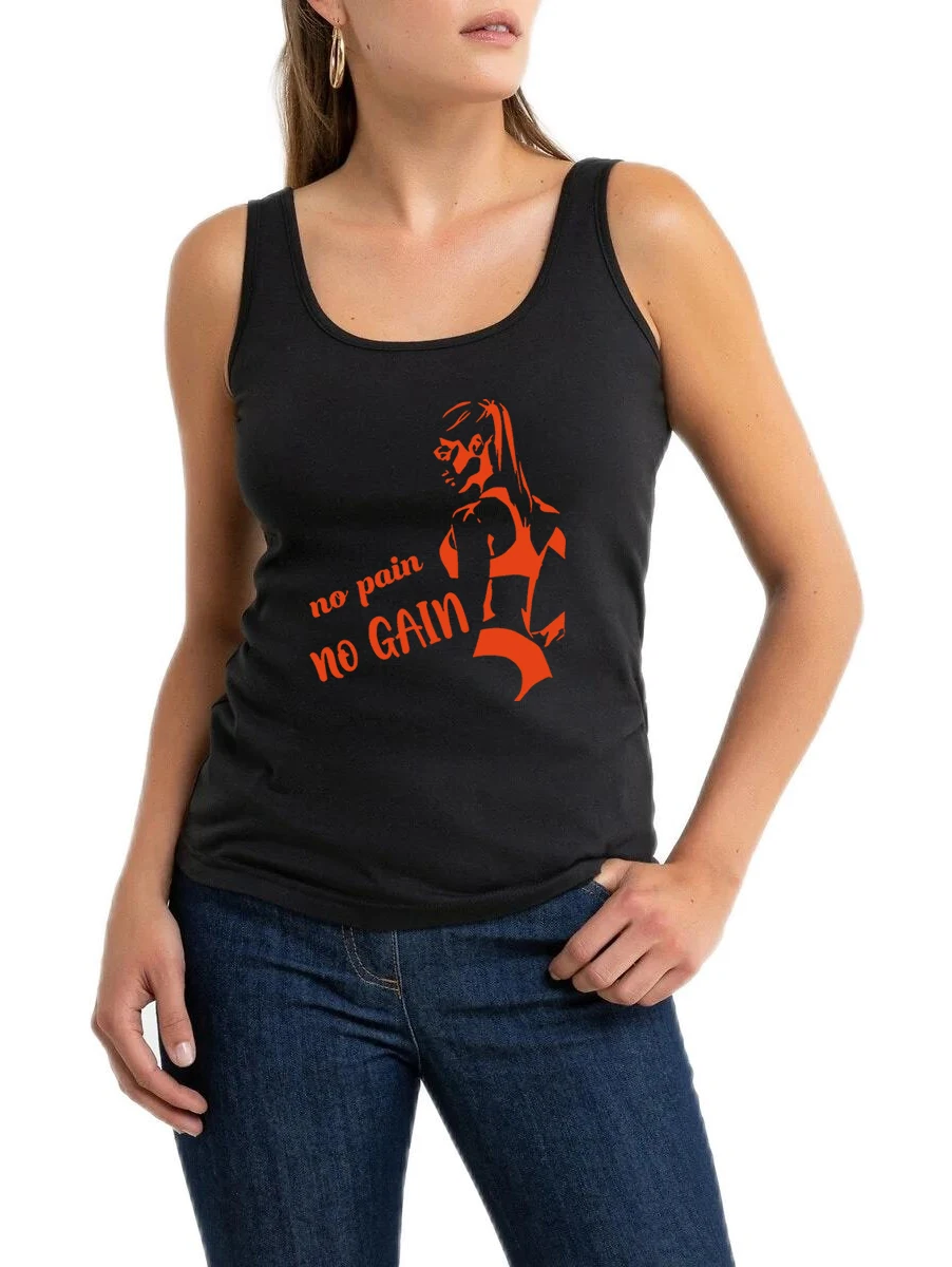 Fitness Gym No Pain No Gain Design Breathable Tank Top Women's Yoga Sport Fitness Workout Sleeveless Tops
Fitness Gym No Pain No Gain Design Breathable Tank Top Women's Yoga Sport Fitness Workout Sleeveless Tops