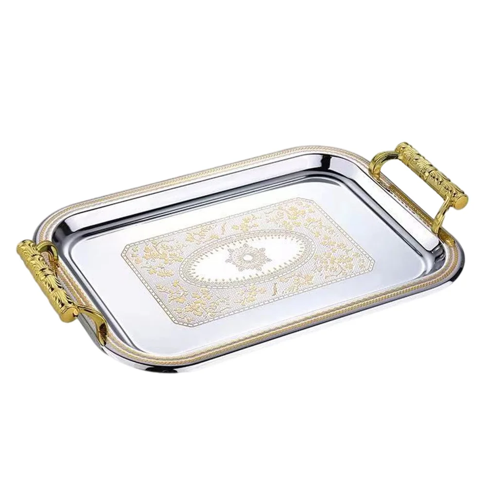 Tray Serving Platedish Steel Plates Platters Kitchen Storage Dishes Metal Stainless Retro Ottoman Hotel Snack Breakfast Fruit
Tray Serving Platedish Steel Plates Platters Kitchen Storage Dishes Metal Stainless Retro Ottoman Hotel Snack Breakfast Fruit