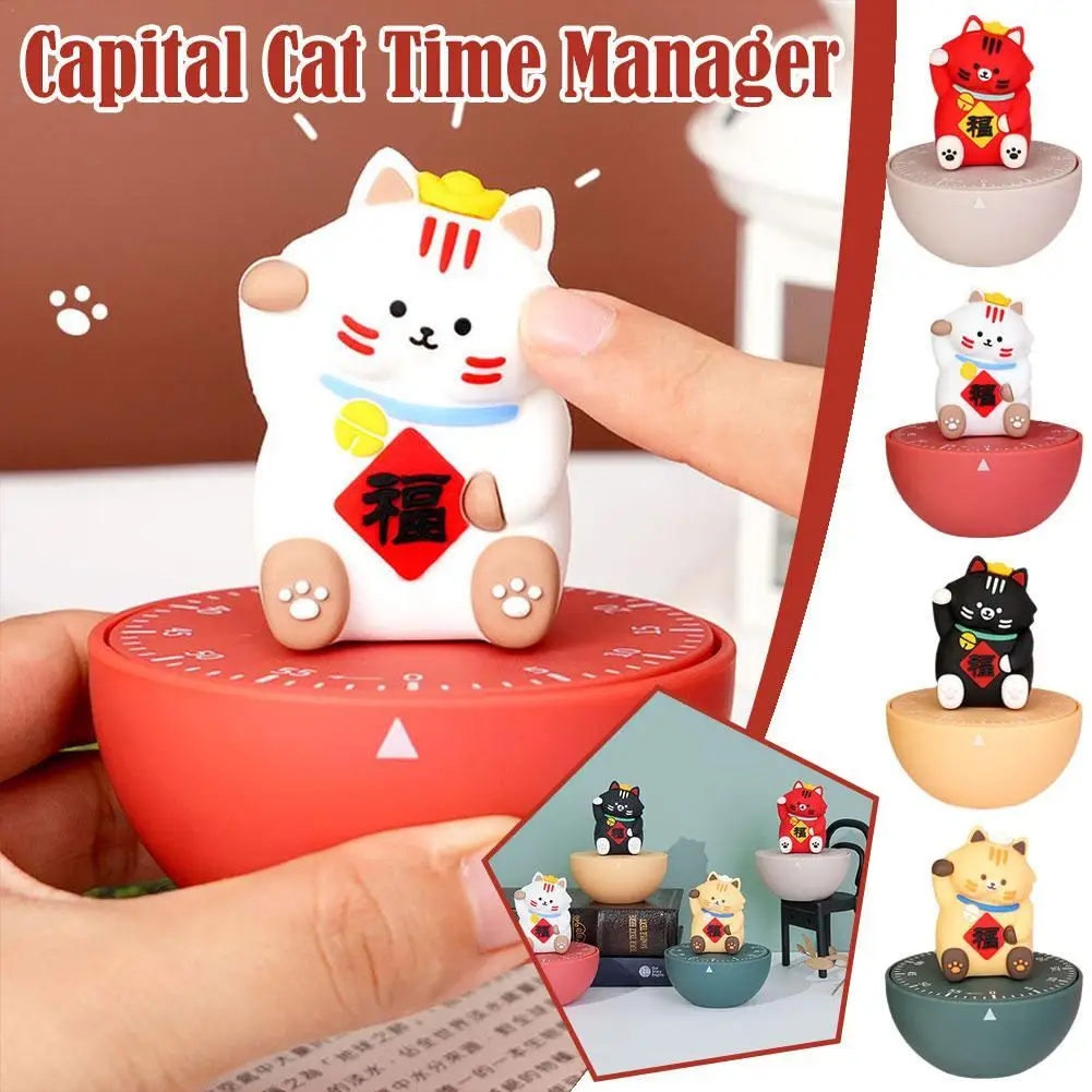 Cartoon Animal Lucky Cat Shape 60 Minute Timer Easy Operate Kitchen Timer Cooking Baking Helper Kitchen Tools Decoration
Cartoon Animal Lucky Cat Shape 60 Minute Timer Easy Operate Kitchen Timer Cooking Baking Helper Kitchen Tools Decoration