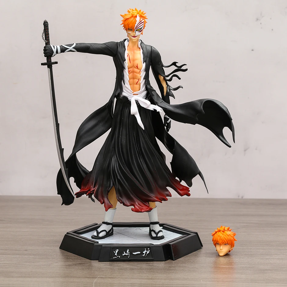 Bleach Thousand Years Blood War Ichigo Kurosaki with Replaceable Head PVC Figurine GK Statue Model Figure Toy
Bleach Thousand Years Blood War Ichigo Kurosaki with Replaceable Head PVC Figurine GK Statue Model Figure Toy