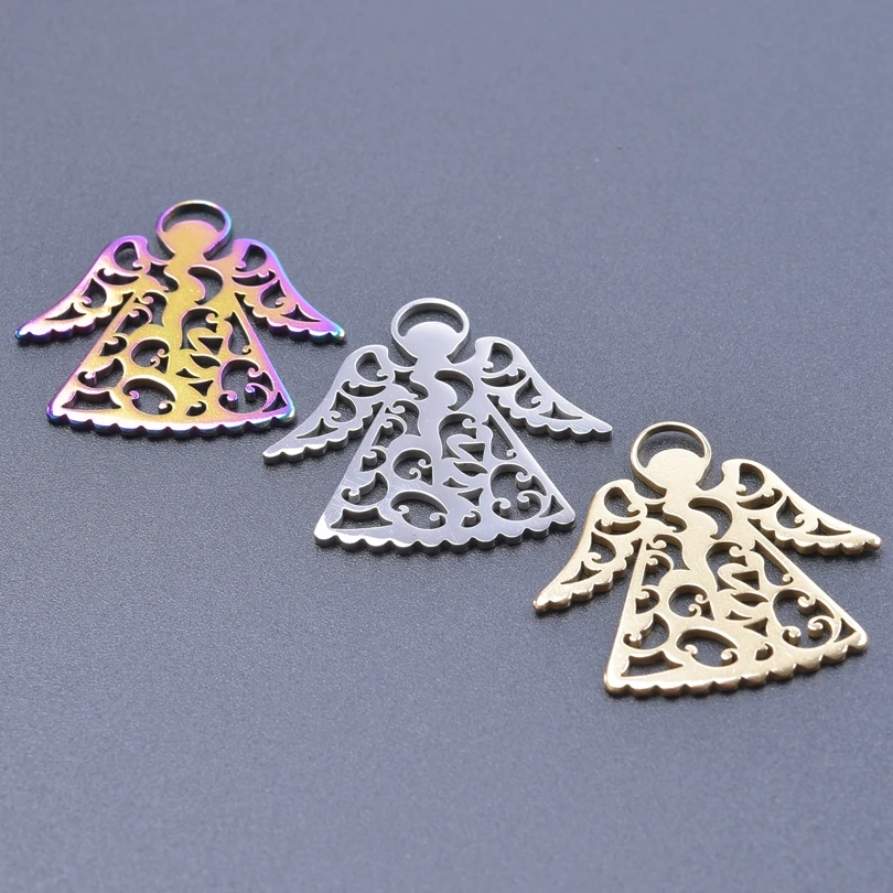 Mix Hollow Angel Wing Pendants Stainless Steel Charms For Jewelry Making Supplies Cute Material Breloque Pour Fabrication Bijoux
Mix Hollow Angel Wing Pendants Stainless Steel Charms For Jewelry Making Supplies Cute Material Breloque Pour Fabrication Bijoux
