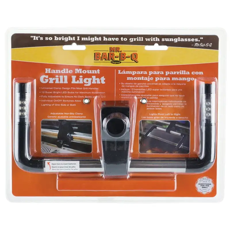 -B-Q - 12 LED Handle Mount Grill Light with Clamp Protector de estufa a gas quemadores крышка для микроволно
-B-Q - 12 LED Handle Mount Grill Light with Clamp Protector de estufa a gas quemadores крышка для микроволно