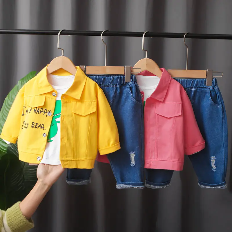 Autumn Children Clothes Baby Boys Jacket Suit T-Shirt Pants 3Pcs/Sets Spring Kids Infant Clothing Toddler Sportswear 0-5 Years
Autumn Children Clothes Baby Boys Jacket Suit T-Shirt Pants 3Pcs/Sets Spring Kids Infant Clothing Toddler Sportswear 0-5 Years