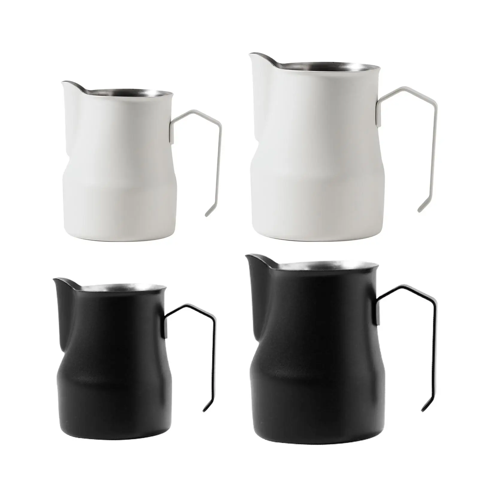 Milk Frothing Pitcher with Scale Handle Espresso Machine Accessory Coffee Milk Frother Cup for Home Cappuccino Latte Art Cafe
Milk Frothing Pitcher with Scale Handle Espresso Machine Accessory Coffee Milk Frother Cup for Home Cappuccino Latte Art Cafe
