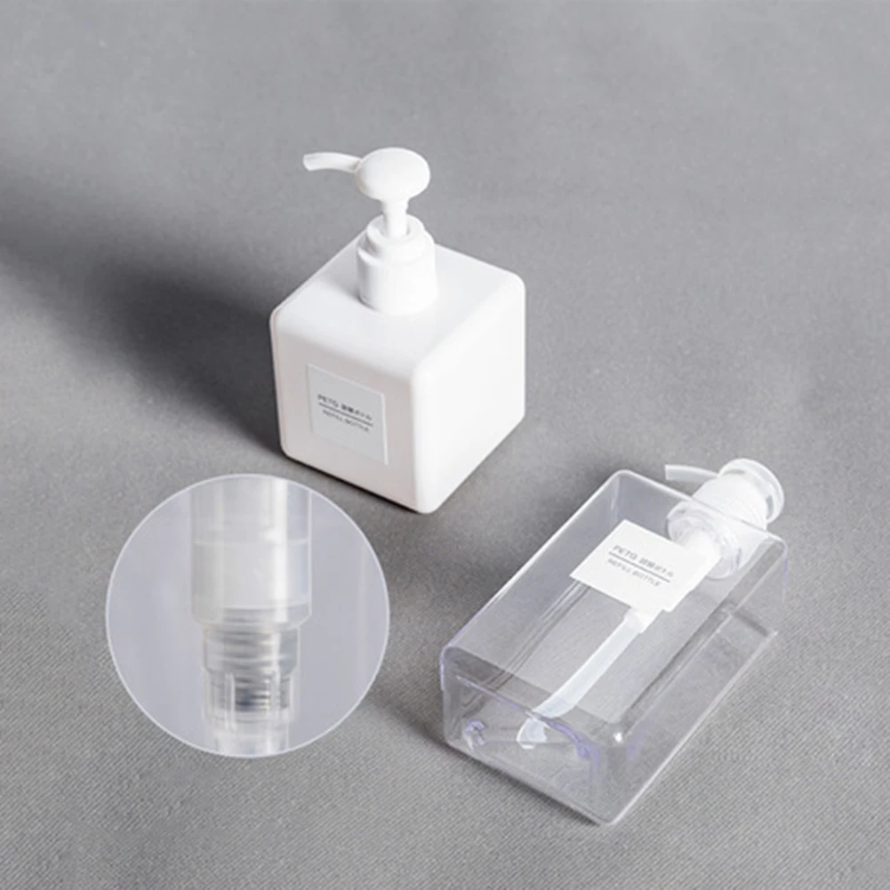 Empty Plastic Pump Bottles Dispenser 450ml Refillable Liquid Lotion Shampoo Bottles With Pumping Head Transparent
Empty Plastic Pump Bottles Dispenser 450ml Refillable Liquid Lotion Shampoo Bottles With Pumping Head Transparent