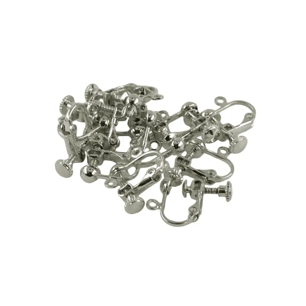 12Pcs Non Piercing Adjustable Screw Earring Clips Hook Jewelry Findings DIY
12Pcs Non Piercing Adjustable Screw Earring Clips Hook Jewelry Findings DIY