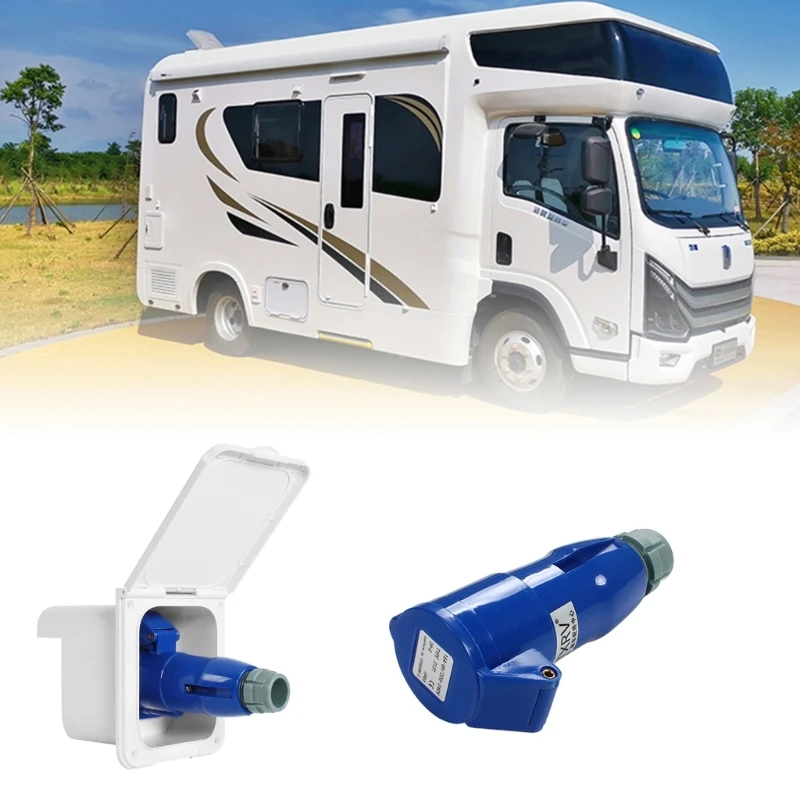 RV 220V-250V 16AMP штепсельная вилка, поворотный запорный вход с 3 контактами из нержавеющей стали, белый D0UC
RV 220V-250V 16AMP штепсельная вилка, поворотный запорный вход с 3 контактами из нержавеющей стали, белый D0UC