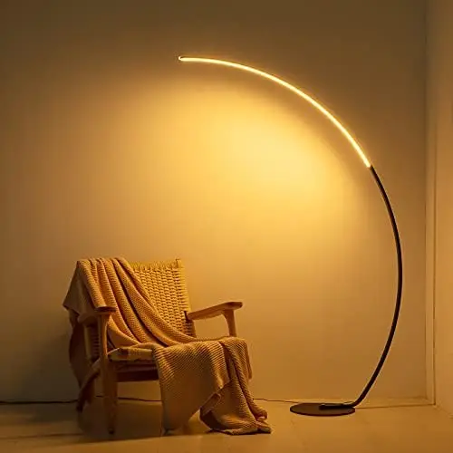 Floor Lamp, 67" Tall Black LED Modern Standing Lamp with Remote Control, 3 Color Temperature & Stepless Dimmable Brightn Queen a
Floor Lamp, 67" Tall Black LED Modern Standing Lamp with Remote Control, 3 Color Temperature & Stepless Dimmable Brightn Queen a